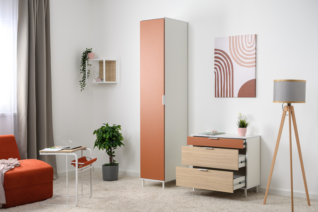 Детские комоды, Комод Марвэл 16.234.03, белый, плэйн, безмолвная пустыня