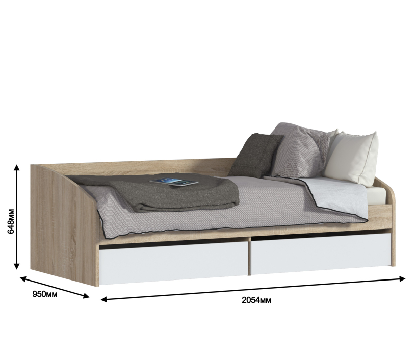 Детские кровати, Кровать Мамбо СБ-2372