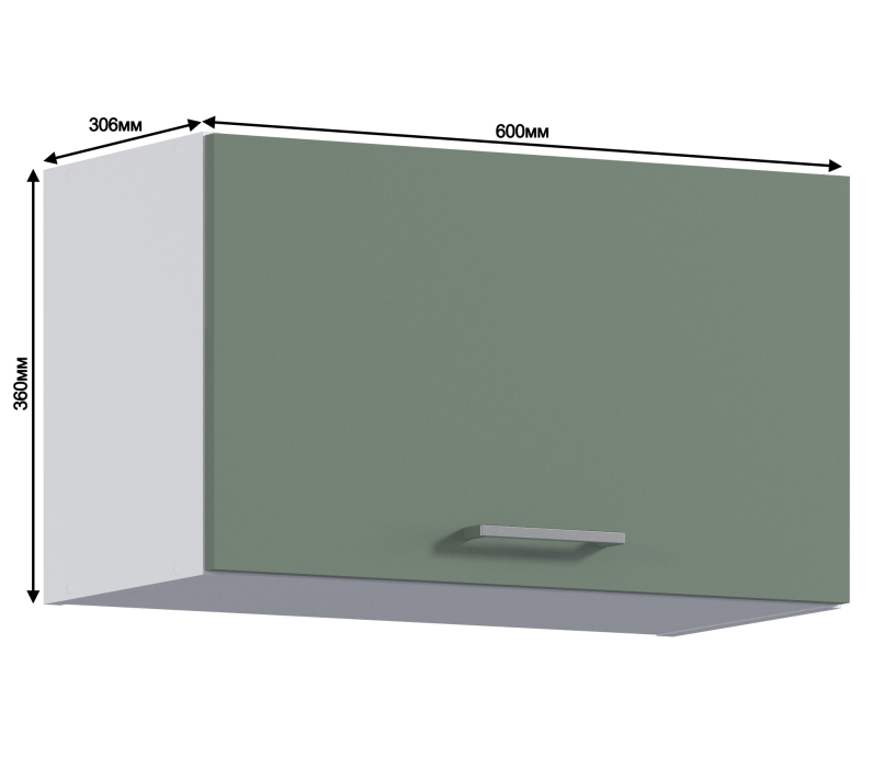 Оливер, Оливер шкаф 1 дв 60х36 см
