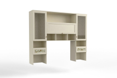 Настенные полки, Секция для ТВ TWIST СТВ-02 (стекло матовое), твист, золото