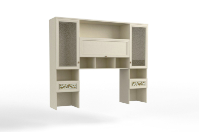 Секция для ТВ TWIST СТВ-02 (стекло матовое), твист, золото