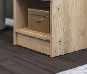 Тумба Сидней СБ-2585/1 Дуб дикий/Диамант серый