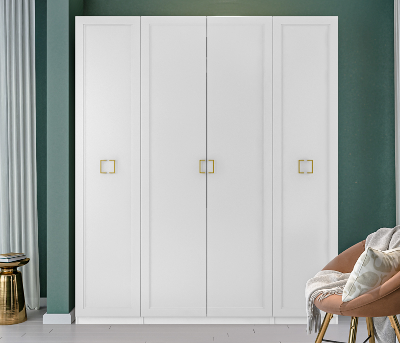 Ассоль белая, Комплект дверей Ассоль СБ-3438 МДФ Белый