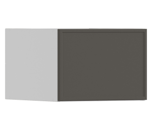 Квадро шкаф навесной 1 дв 50х36 см