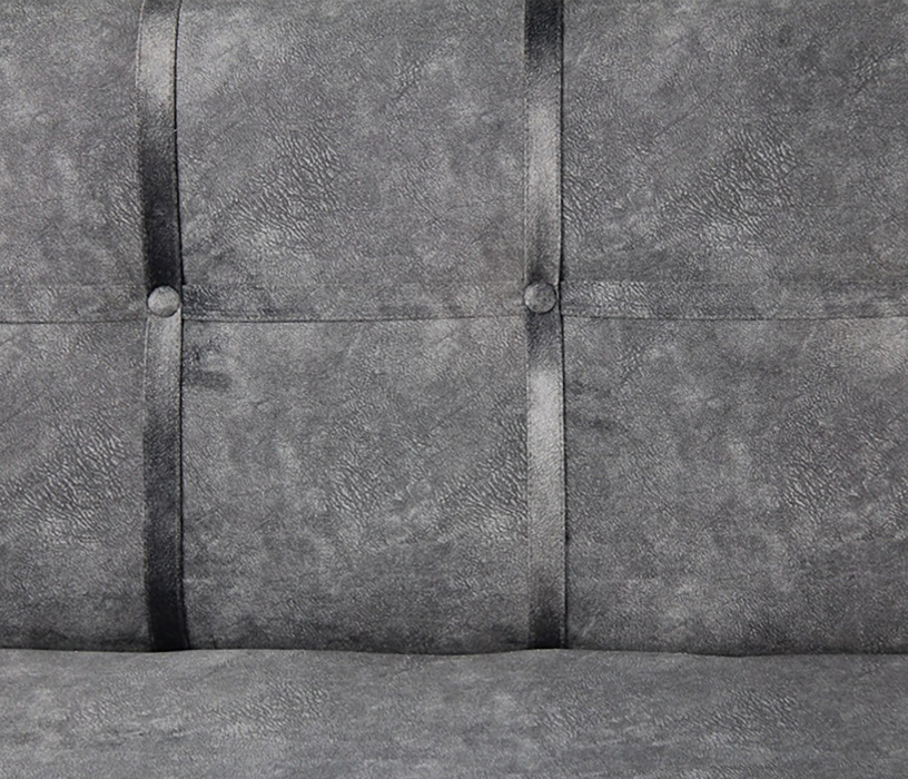 Кухонные уголки, Кухонный уголок со спальным местом Комфорт(правый) серый велюр ,1 категория