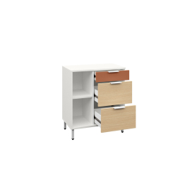 Тумба Марвэл 16.160, белый, плэйн, безмолвная пустыня