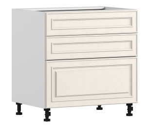 Классика стол 3 ящ 80х82 см