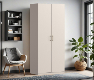 Шкаф двухдверный Макс 1000 мм, вариант №1 (ЛДСП)