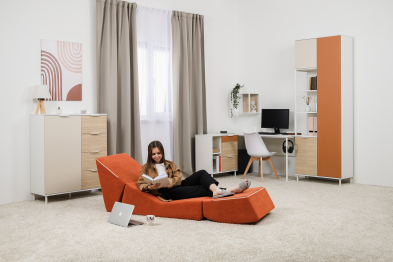 Шкаф комбинированный Марвэл 13.22, белый, сатин, плэйн, безмолвная пустыня